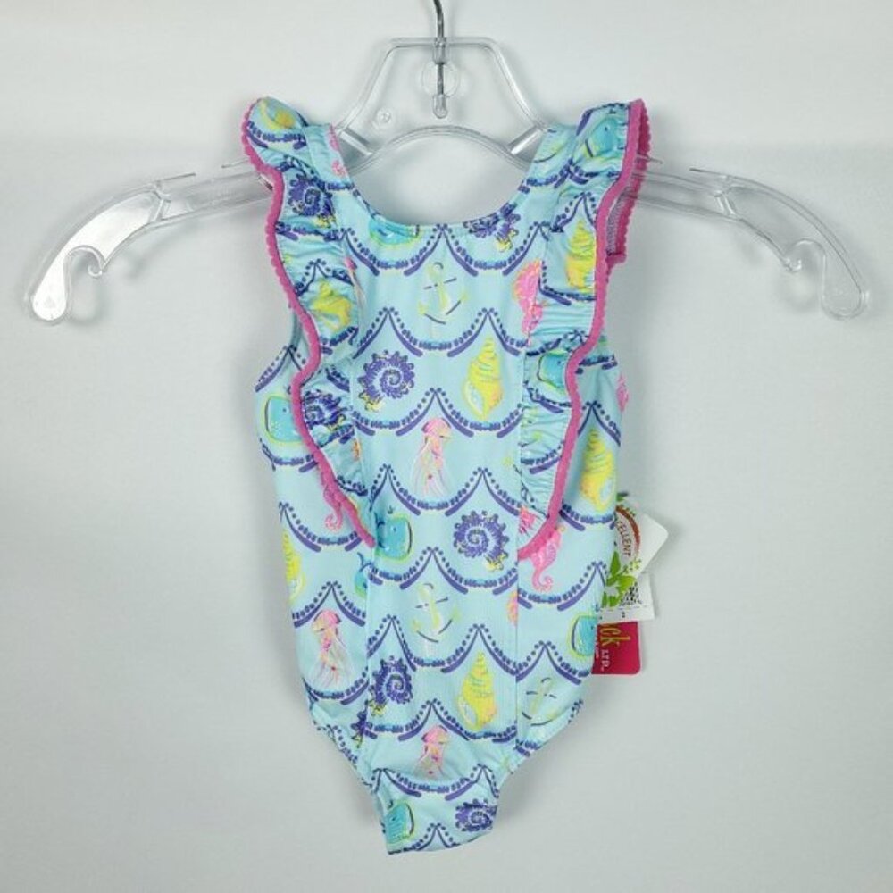 Penelope Mack Little Girls One-Piece Swimsuit Size US 6